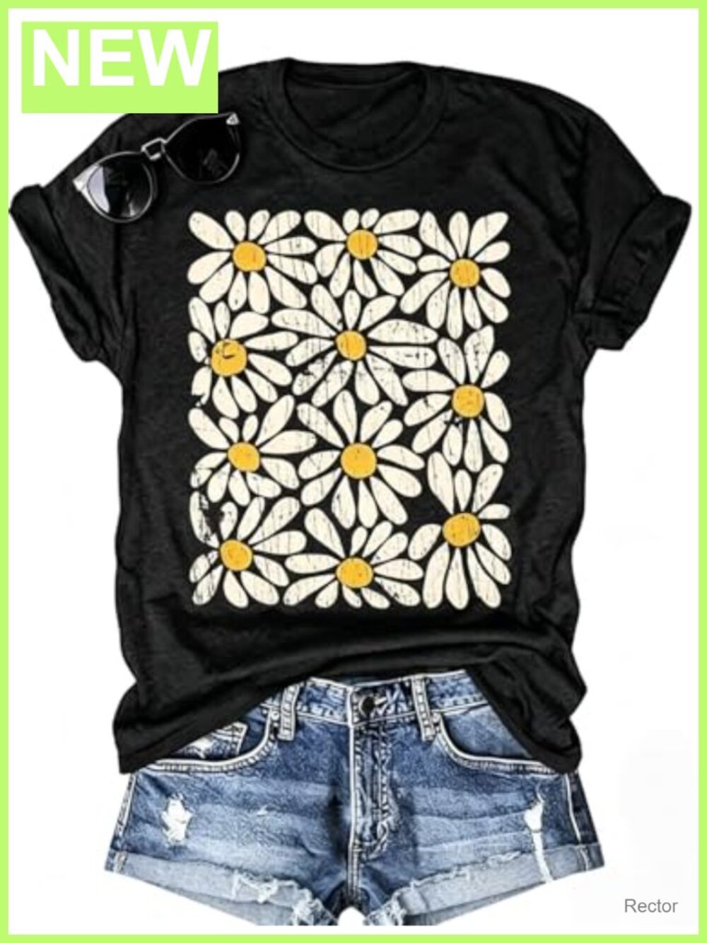 Women's Boho Floral Graphic T-Shirt Short Sleeve Casual Summer Tee